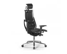 Кресло Y 4DT B2-10D M26.B32.G25.W03 (бежевая строчка) Экокожа, Черный images