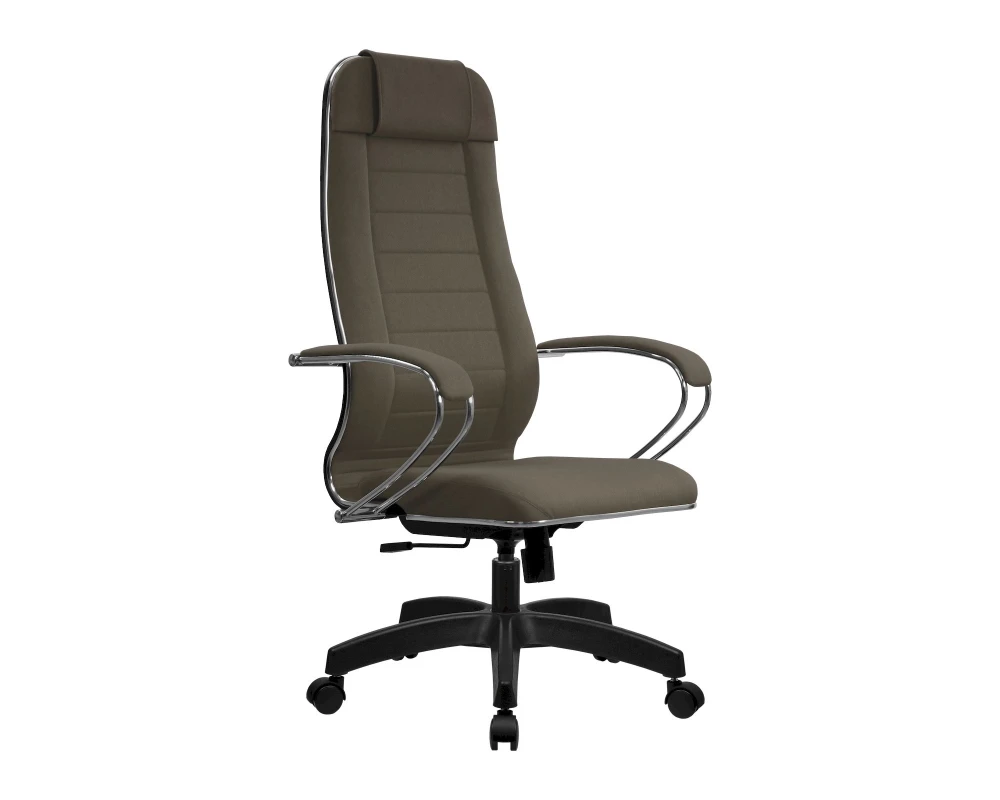 Кресло МЕТТА B 1m 32P подл.127/осн.001 Ткань, Коричневый