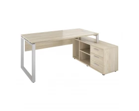 Стол на м/к опорная тумба справа (1780х1235х760) Атлон images