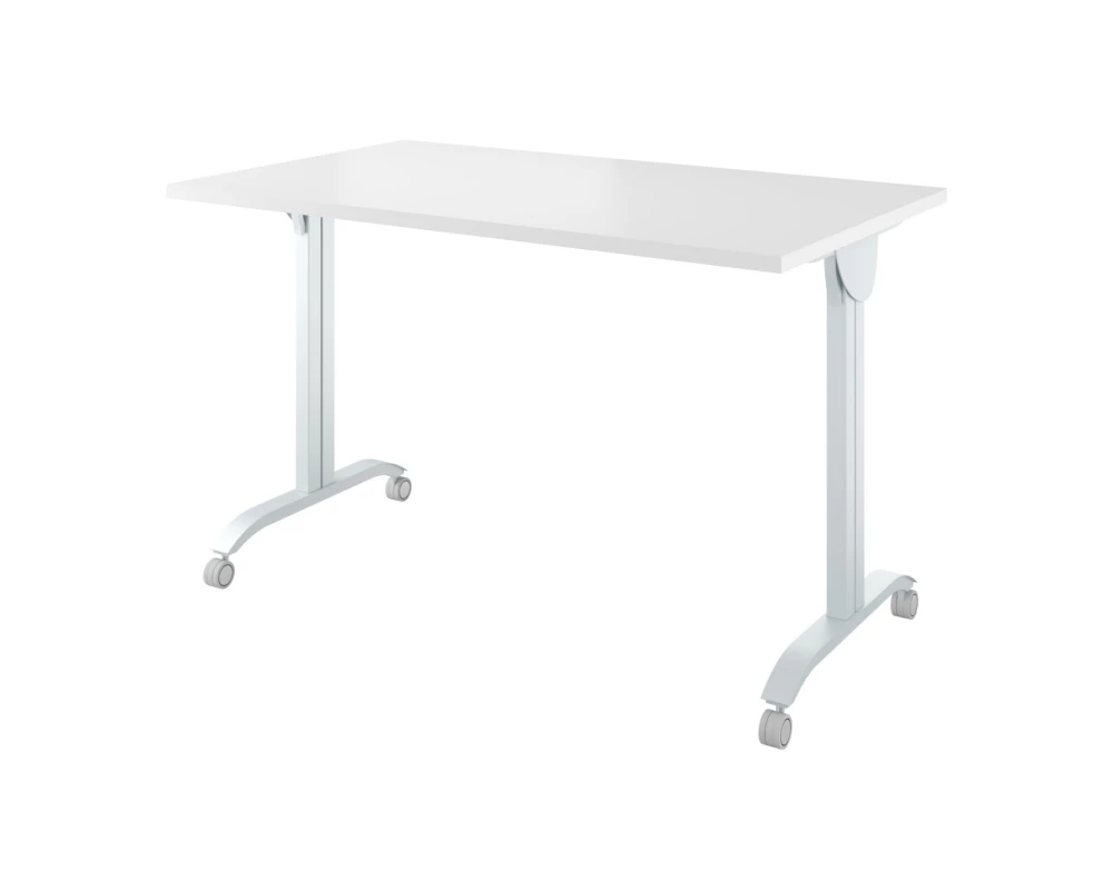 Стол на колёсах с откидной столешницей (1200х700х760) Дублин металл