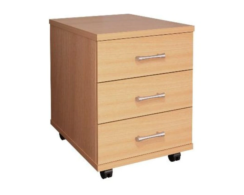 Тумба подкатная 3 ящика 406х518х534 Монолит