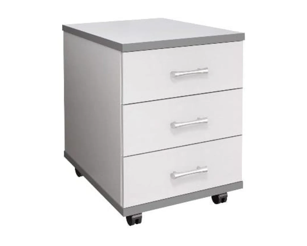 Тумба подкатная 3 ящика 406х518х534 Монолит