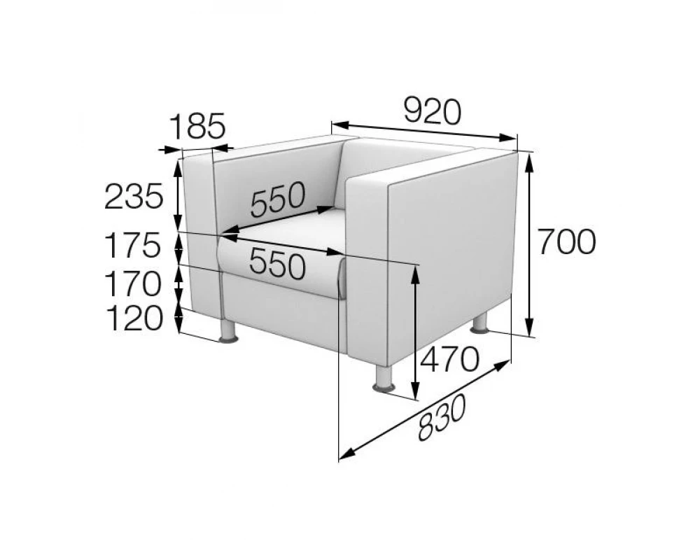 Кресло ALE1 Алекто MVK