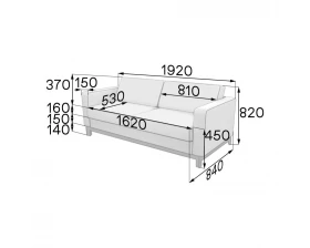 Диван 3-местный Ben3M Бентли MVK images