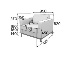 Кресло Ben1-2 Бентли MVK images