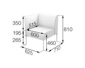 Модуль 1-местный правый Brd1R Бридж MVK images