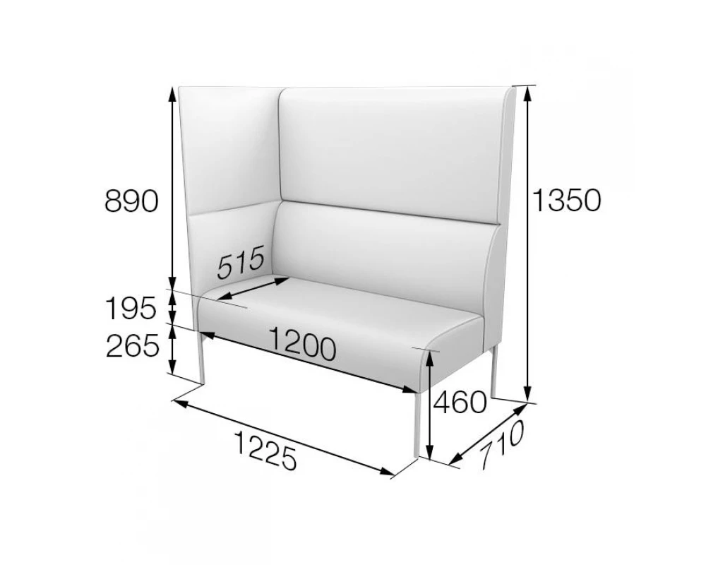 Модуль 2-местный правый высокий Brd2HR Бридж MVK