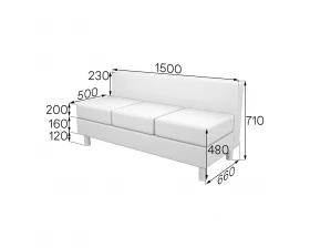Модуль 3-местный Dm3 Домино MVK images