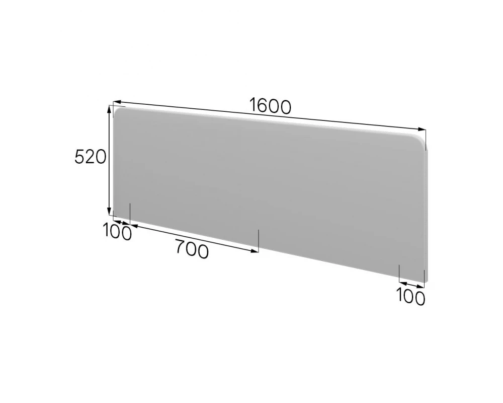 Фронтальный экран ЭРЛ-160/52 Эрл MVK