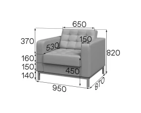 Кресло-МК Kos1-2-mk Космо MVK images