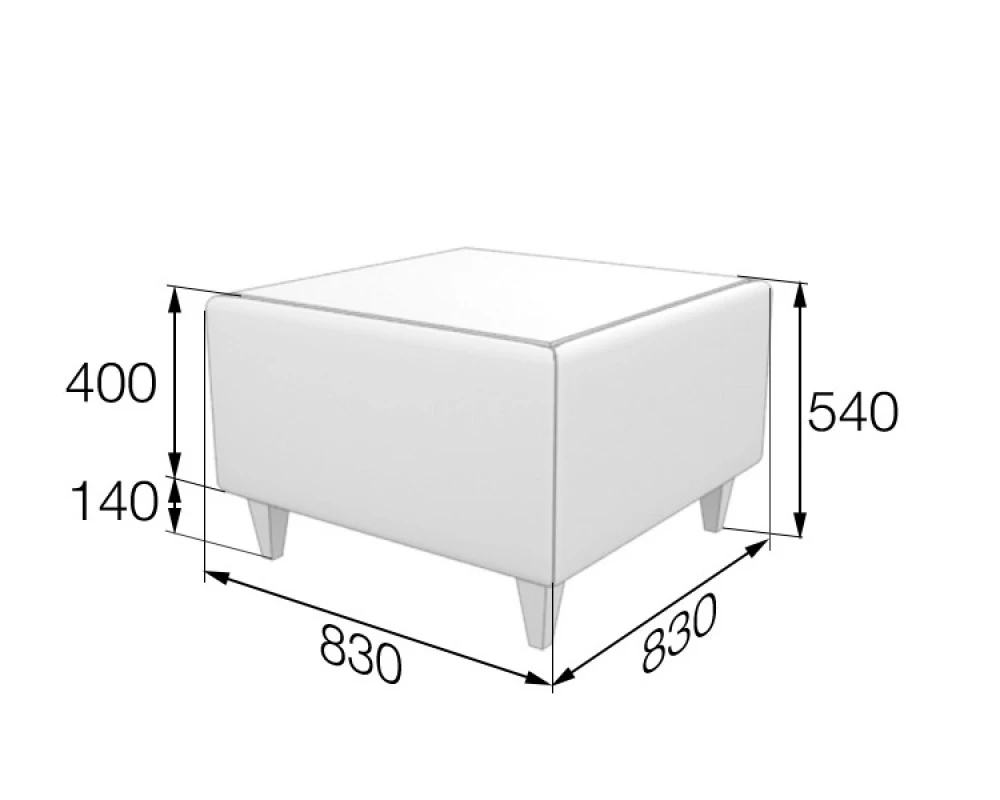 Стол квадратный KosT-2 Космо MVK