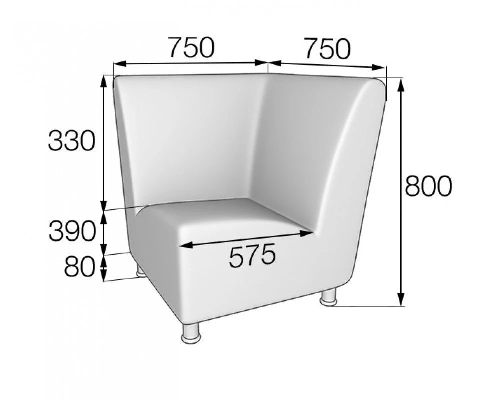 Модуль угловой MixC Микс MVK