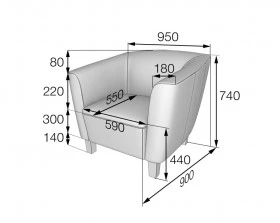 Кресло Ox1 Оксфорд MVK images