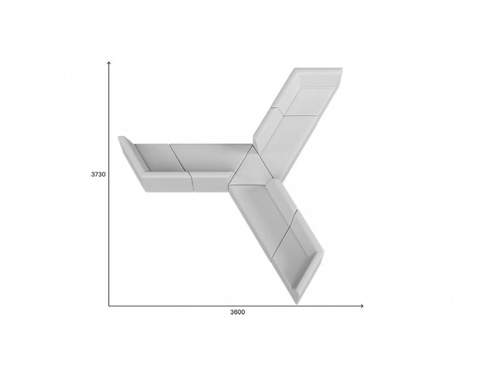 Комплект мягкой мебели Оригами MVK