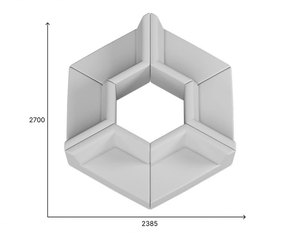 Комплект мягкой мебели Оригами MVK