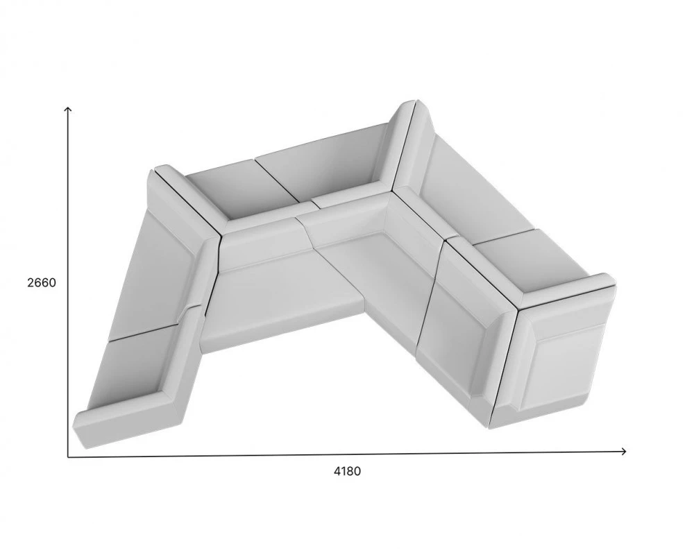 Комплект мягкой мебели Оригами MVK