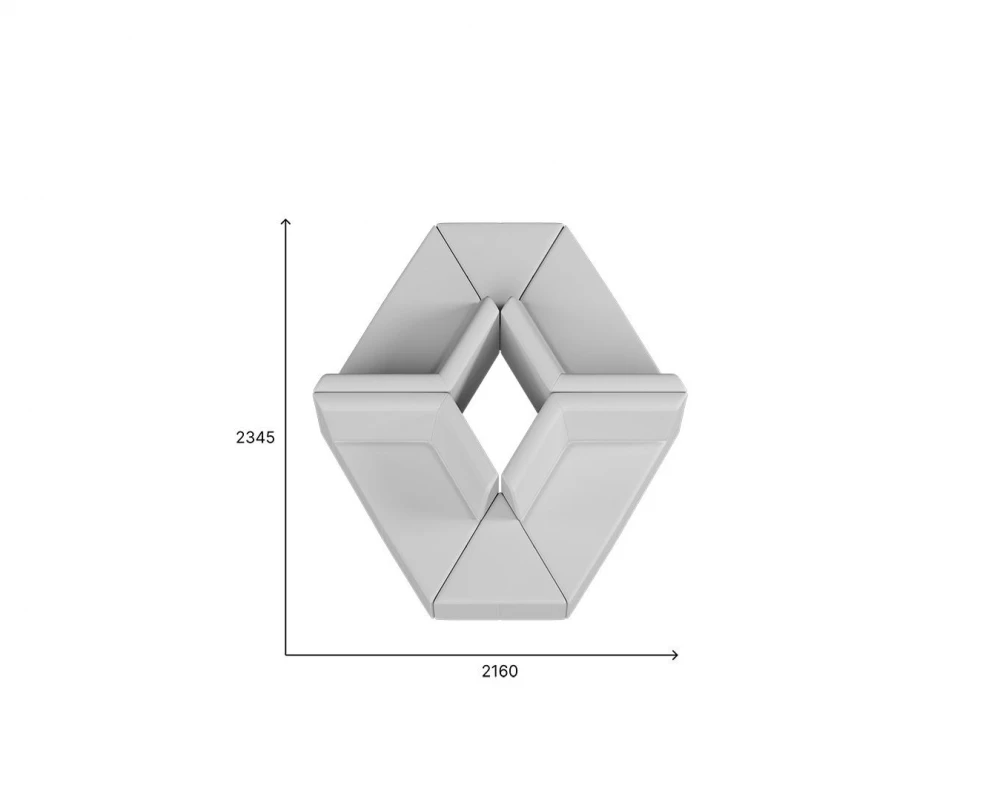 Комплект мягкой мебели Оригами MVK