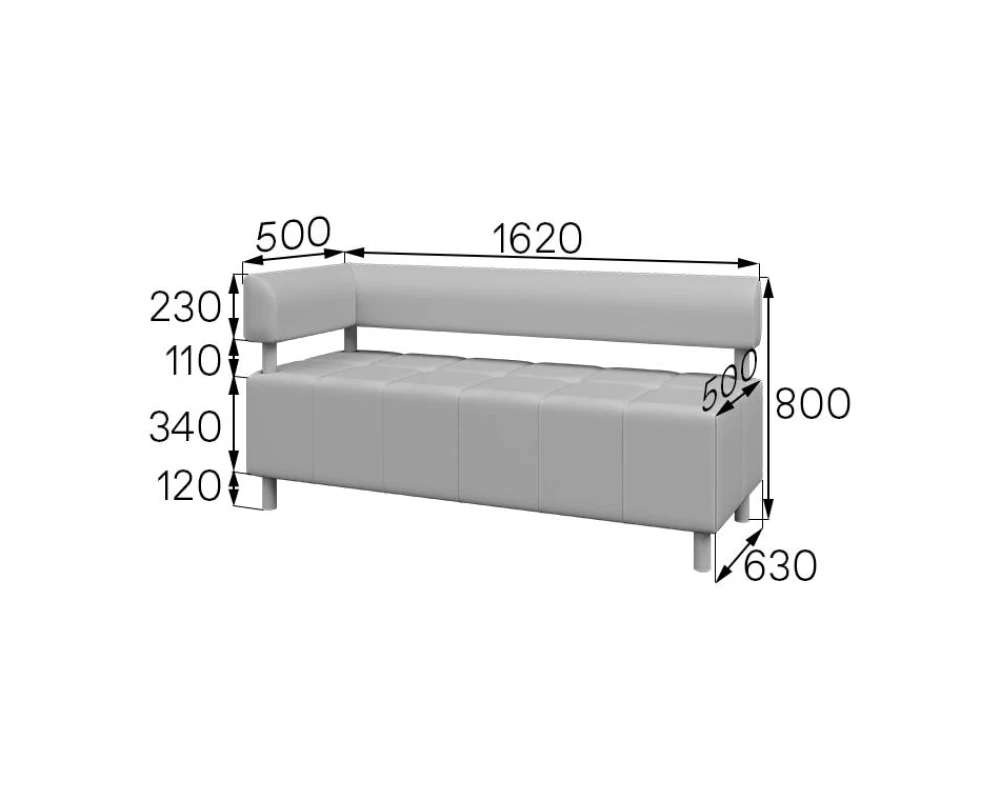 Модуль 2-местный правый U2-R Юнит MVK