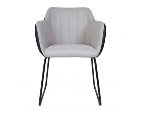 Кресло Norden Bravo Экокожа/Ткань, Серый/Черный images