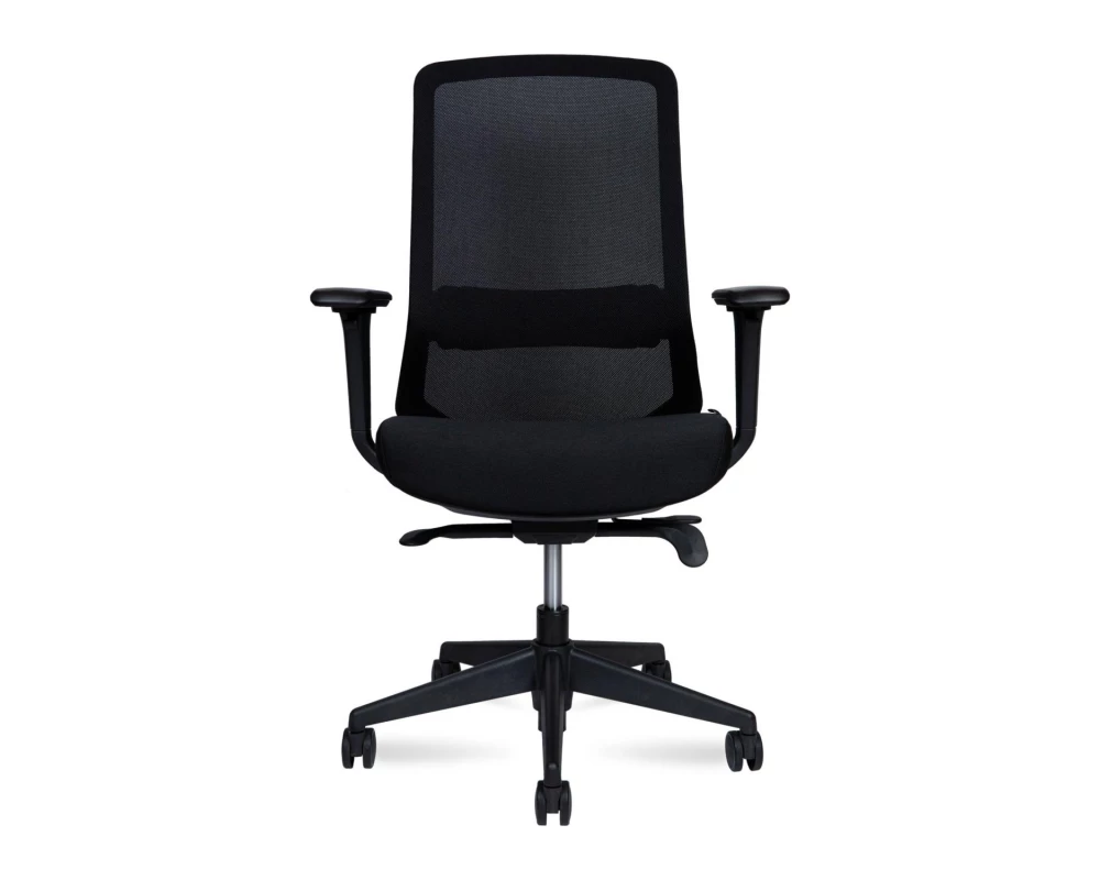 Кресло Norden Como LB black Сетка/ Ткань, Черный