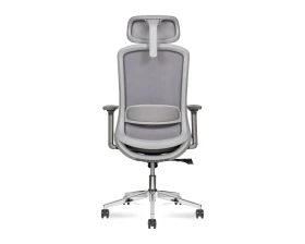 Кресло Norden Космо грэй / Cosmo grey хром Сетка/ Ткань images