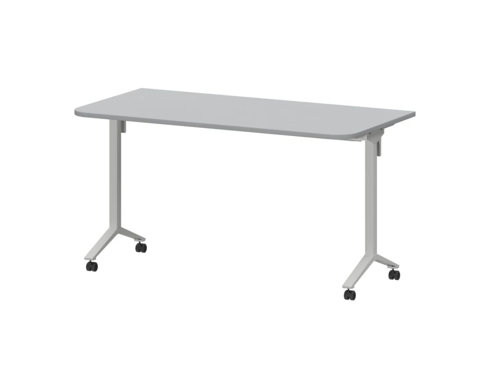 Стол мобильный складной радиусный МБ22-140.70Р 1400x700x750 Моби