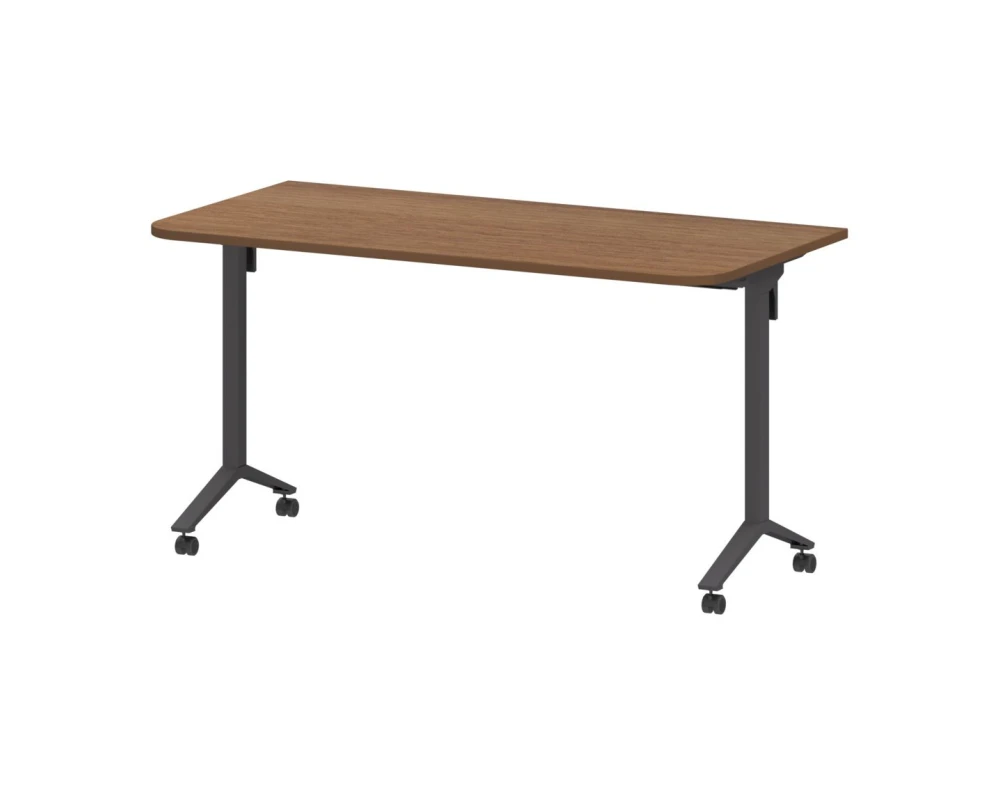 Стол мобильный складной радиусный МБ22-140.70Р 1400x700x750 Моби