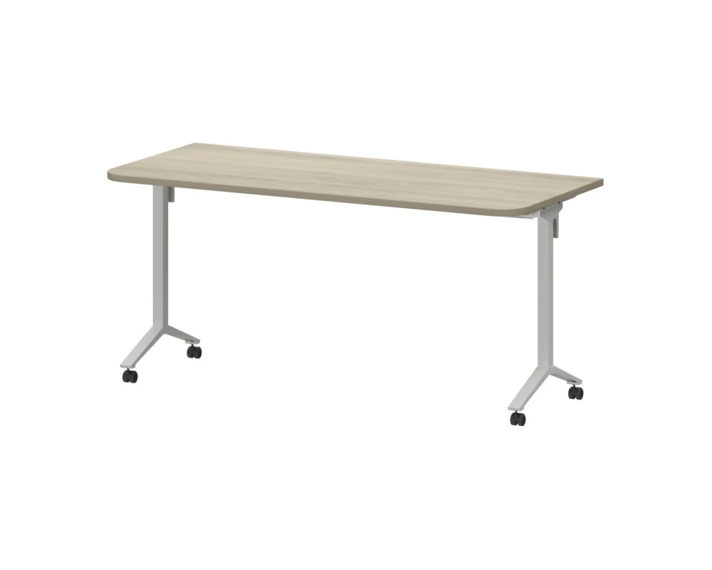 Стол мобильный складной радиусный МБ25-160.70Р 1600x700x750 Моби