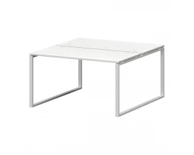 Бенч двойной на металлокаркасе СМС2-О-10К.149.Пр25 1000x1496x750 Смарт (pt) images