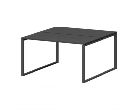 Бенч двойной на металлокаркасе СМС2-О-10К.149.Пр25 1000x1496x750 Смарт (pt) images