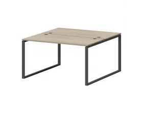 Бенч двойной на металлокаркасе СМС2-О-10К.149.Пр25 1000x1496x750 Смарт (pt) images