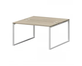 Бенч двойной на металлокаркасе СМС2-О-10К.149.Пр25 1000x1496x750 Смарт (pt) images