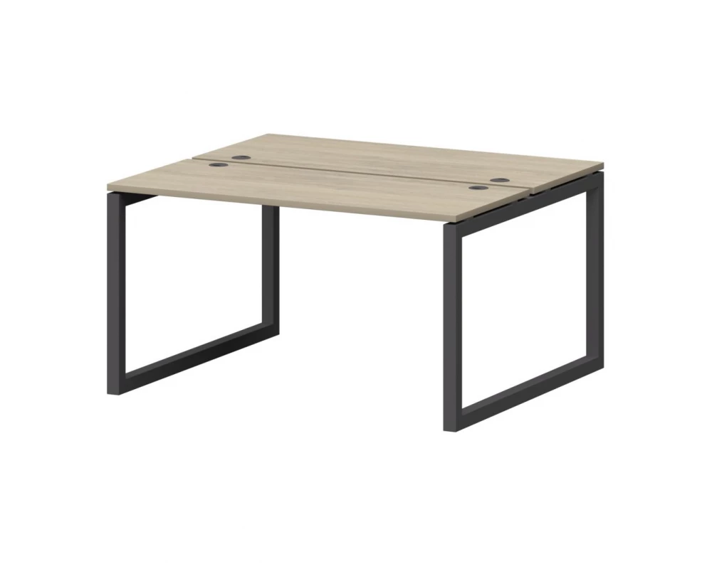 Бенч двойной на металлокаркасе СМС2-О-12К.120.Пр50 1200x1236x750 Смарт (pt)