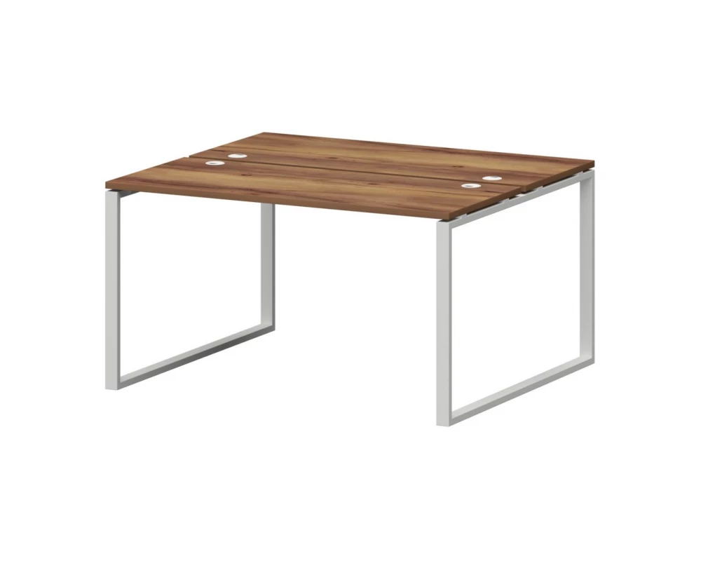 Бенч двойной на металлокаркасе СМС2-О-14К.120.Пр25 1400x1236x750 Смарт (pt)