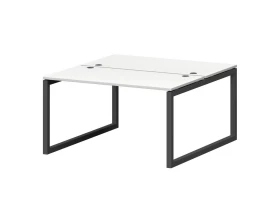 Бенч двойной на металлокаркасе СМС2-О-14К.149.Пр50 1400x1496x750 Смарт (pt) images