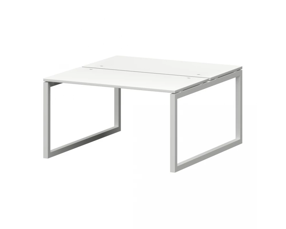 Бенч двойной на металлокаркасе СМС2-О-14К.149.Пр50 1400x1496x750 Смарт (pt)