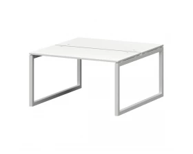 Бенч двойной на металлокаркасе СМС2-О-14К.149.Пр50 1400x1496x750 Смарт (pt) images