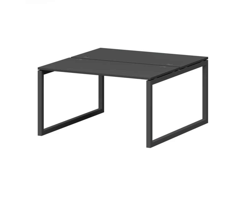 Бенч двойной на металлокаркасе СМС2-О-14К.149.Пр50 1400x1496x750 Смарт (pt)