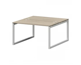 Бенч двойной на металлокаркасе СМС2-О-14К.149.Пр50 1400x1496x750 Смарт (pt) images