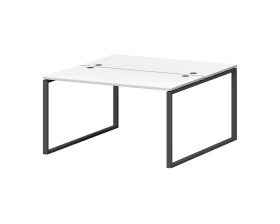 Бенч двойной на металлокаркасе СМС2-О-18К.149.Пр25 1800x1496x750 Смарт (pt) images