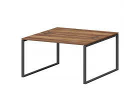 Бенч двойной на металлокаркасе СМС2-О-18К.149.Пр25 1800x1496x750 Смарт (pt) images