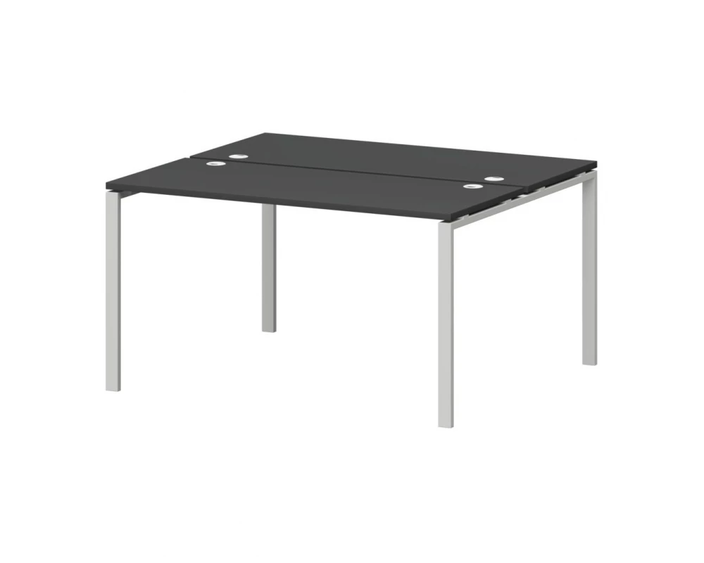 Бенч двойной на металлокаркасе СМС2-П-10К.120.Пр25 1000x1236x750 Смарт (pt)