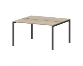 Бенч двойной на металлокаркасе СМС2-П-10К.120.Пр25 1000x1236x750 Смарт (pt) images