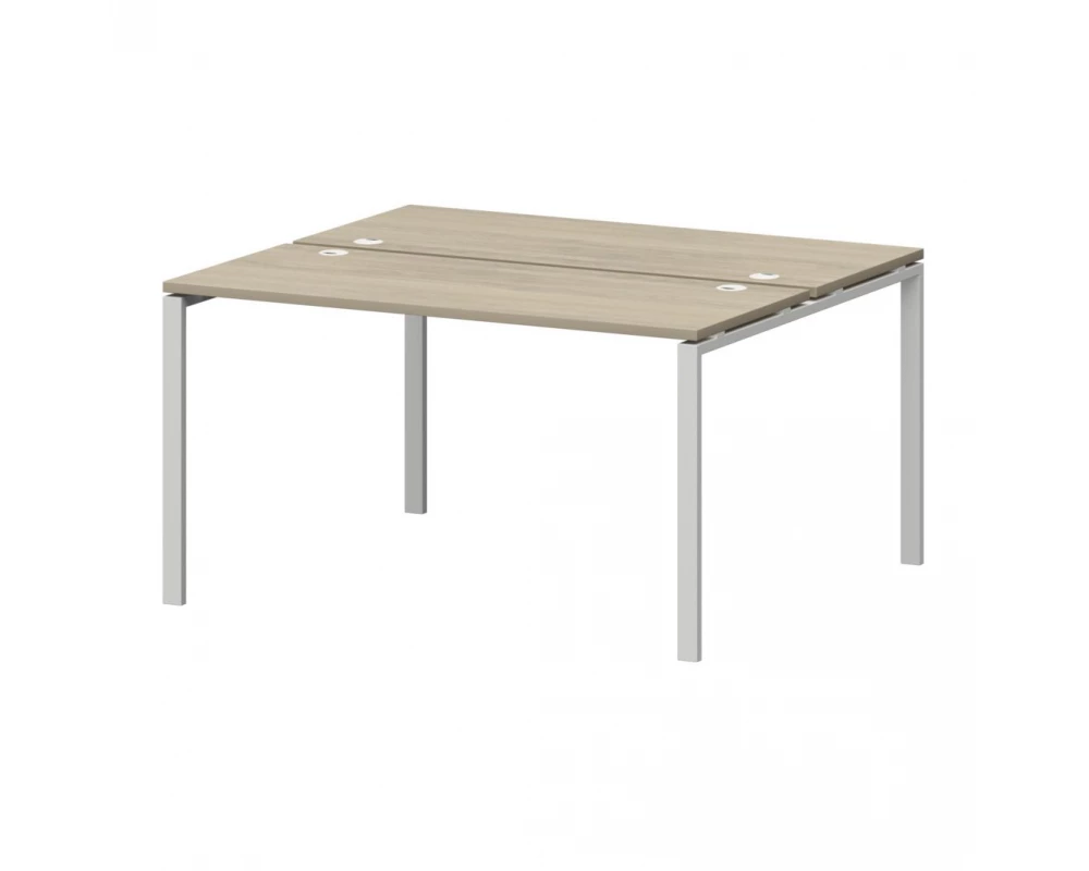 Бенч двойной на металлокаркасе СМС2-П-10К.120.Пр25 1000x1236x750 Смарт (pt)