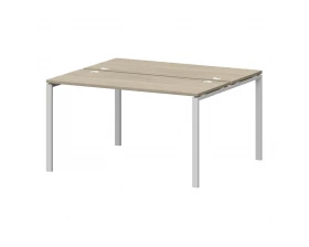 Бенч двойной на металлокаркасе СМС2-П-10К.120.Пр25 1000x1236x750 Смарт (pt) images