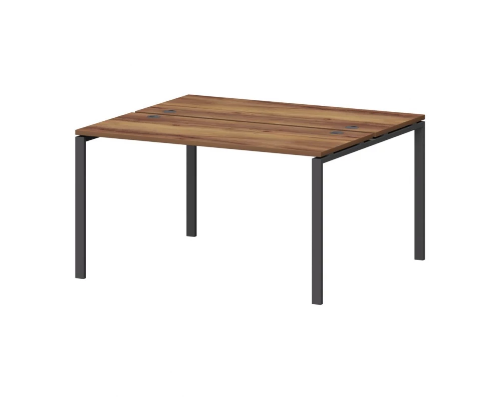 Бенч двойной на металлокаркасе СМС2-П-10К.120.Пр25 1000x1236x750 Смарт (pt)