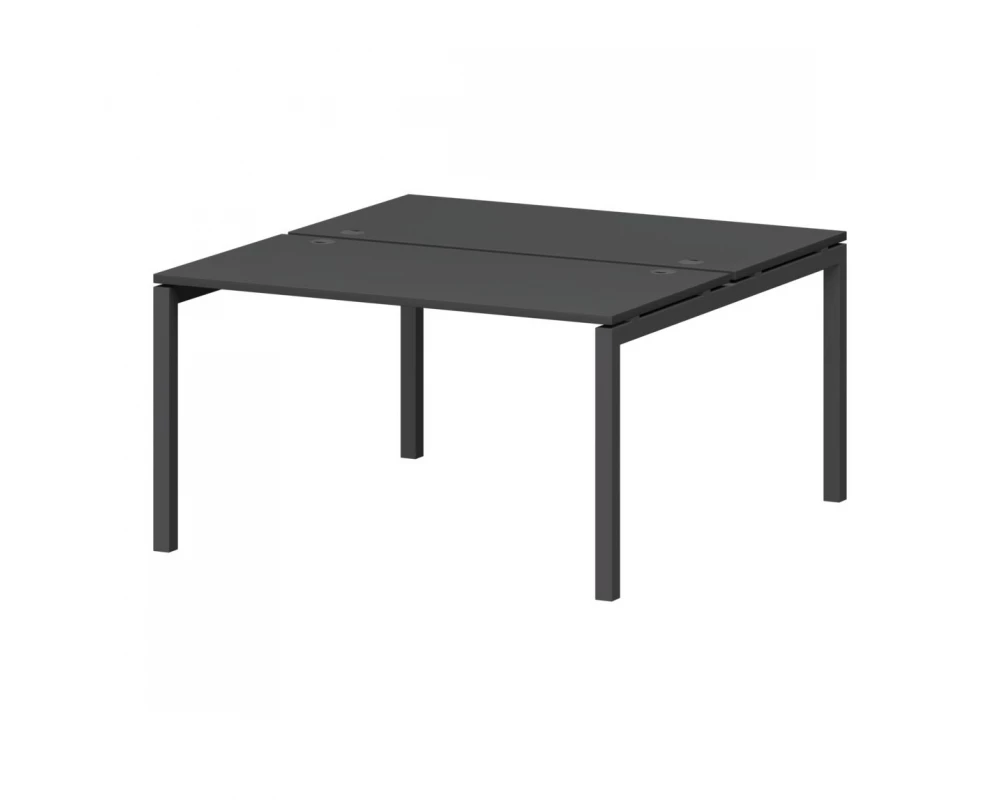 Бенч двойной на металлокаркасе СМС2-П-10К.149.Пр50 1000x1496x750 Смарт (pt)