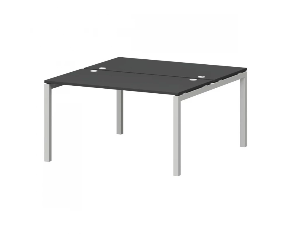 Бенч двойной на металлокаркасе СМС2-П-10К.149.Пр50 1000x1496x750 Смарт (pt)