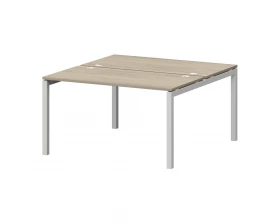 Бенч двойной на металлокаркасе СМС2-П-10К.149.Пр50 1000x1496x750 Смарт (pt) images