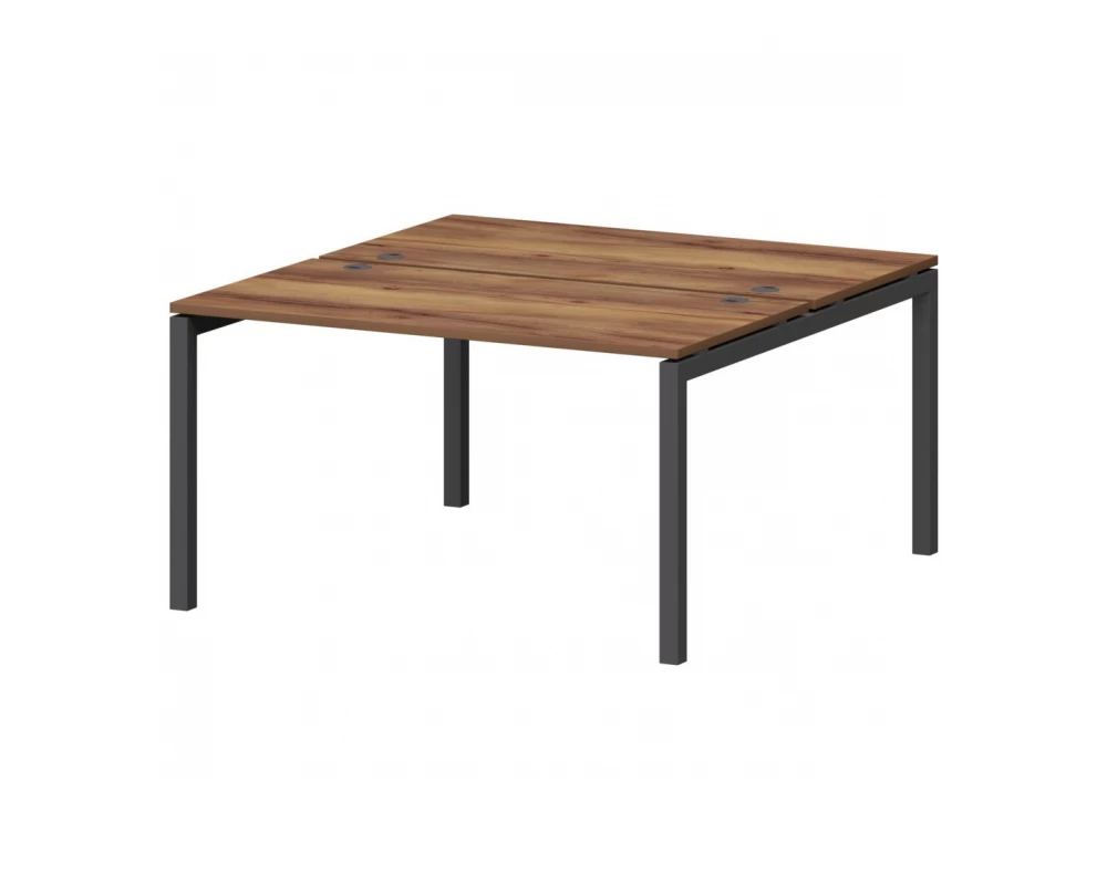 Бенч двойной на металлокаркасе СМС2-П-10К.149.Пр50 1000x1496x750 Смарт (pt)